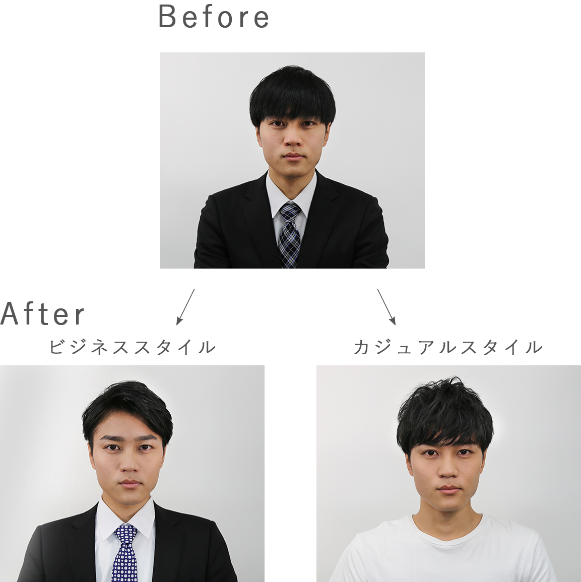 メンズメイクBefore/After